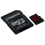 карта памяти Kingston MicroSDHC class10 R/W 90/80 MB/s с адаптером