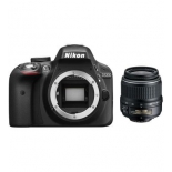 цифровой фотоаппарат Nikon D3300 KIT (AF-P DX 18-55mm VR), черный