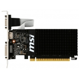 видеокарта GeForce MSI GeForce GT 710 954Mhz PCI-E 2.0 2048Mb 1600Mhz 64 bit DVI HDMI HDCP Silent (GT 710 2GD3H LP)