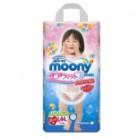 подгузник MOONY для девочек 9-14 кг (44 шт.) L, трусики
