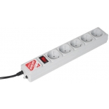 сетевой фильтр Power Cube Surge protector B (5 розеток), Серый