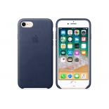 чехол iphone Apple для iPhone 8/7 Leather Case MQH82ZM/A, темно-синий