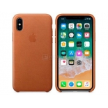 чехол iphone Apple для iPhone X Leather Case (MQTA2ZM/A), saddle brown