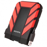 внешний жёсткий диск HDD Adata AHD710P-1TU31-CRD 1Tb, красный