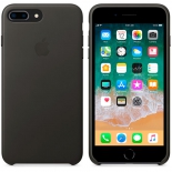 чехол iphone Apple для iPhone 8 Plus/7 Plus Leather Case MQHJ2ZM/A, темно-серый