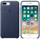чехол для смартфона Чехол Apple для iPhone 8 Plus / 7 Plus Leather Case MQHL2ZM/A - Midnight Blue