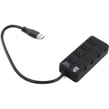 USB-концентратор Jet.A JA-UH35 (4 порта) черный