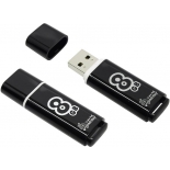 usb-флешка SmartBuy Glossy 8Gb, черная