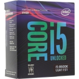 процессор Intel Core i5-8600K BOX (6*3.6ГГц, 9МБ, Socket1151)