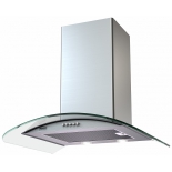 вытяжка кухонная Krona SAMANTA 600 inox/glass push button, кнопочное
