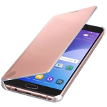 чехол для смартфона Samsung для Samsung Galaxy A7 (2016) Clear View Cover розовое золото