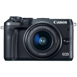 цифровой фотоаппарат Canon EOS M6 Kit (15-45 IS STM), черный