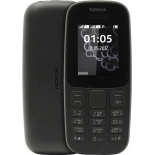 сотовый телефон Nokia 105 Dual SIM TA-1034 2017, черный