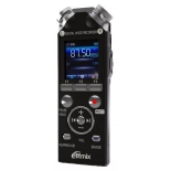 диктофон Ritmix RR-989 4Gb, черный
