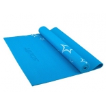 коврик для йоги Starfit FM-101 (173x61x0,6 см), с рисунком, синий