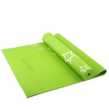 коврик для йоги Starfit FM-102 (173x61x0,6 см), с рисунком, зеленый