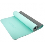 коврик для йоги Starfit FM-201 (173x61x0,6 см), мятно-серый