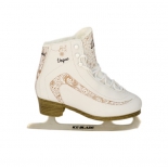 коньки Ice Blade Vogue 42р белые, золотистые