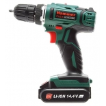 шуруповерт Hammer Flex ACD145Li, (дрель-шуруповерт), с двумя аккумуляторами