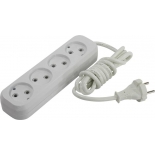 удлинитель провода электропитания Smartbuy SBE-10-4-02-N 2м (4 розетки), белый