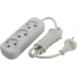 удлинитель провода электропитания Smartbuy SBE-10-3-03-N 3м (3 розетки),белый