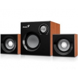 компьютерная акустика Genius SW-2.1 370 Wood, коричневая