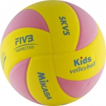 мяч волейбольный Mikasa SKV5 YP FIVB, Желто-розовый