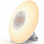 часы интерьерные Philips Wake-Up Light HF3505/70, радиобудильник , со звуками природы и световой имитацией рассвета