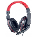 гарнитура для ПК Perfeo PF-SWT-BLK/Red, черно-красная