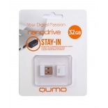 usb-флешка Qumo nanoDrive 32Gb, белая