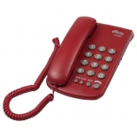 проводной телефон Ritmix RT-350, красный