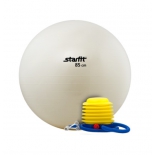 мяч гимнастический Starfit GB-102 85 см, с насосом, белый