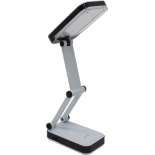 светильник настольный Smartbuy SBL-JUMP-4-WL-BLACK, черно-белый