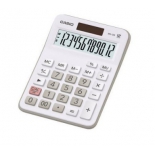 калькулятор Casio MX-12B-WE, серо-белый