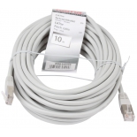 кабель (шнур) Hama H-30590 cat5E (10м), Серый