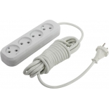 удлинитель электрический Smartbuy SBE-10-4-05-N 5м (4 розетки), белый