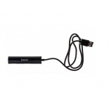 USB-концентратор Buro BU-HUB4-0.5R-U2.0, черный