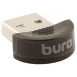 адаптер Bluetooth Buro BU-BT21A Bluetooth 2.1+EDR class 2 10м, черный