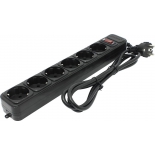 сетевой фильтр ExeGate SP-600B/SP-6-1.8B, черный