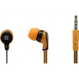 гарнитура проводная для телефона Defender Pulse-450, оранжево-черная