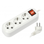 удлинитель электрический Smartbuy SBE-16-3-1.5-ZS белый