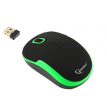 мышка Gembird MUSW-200 Black-Green USB, черно-зеленая