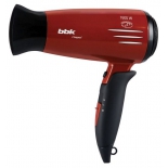 Фен / прибор для укладки BBK BHD1605i, вишня/черный
