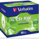 оптический диск CD-RW Verbatim DataLife+ (10 шт)