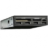 устройство для чтения карт памяти Ginzzu + 4х USB 2.0 hub, 3.5