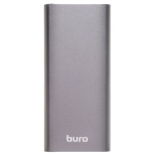 аккумулятор универсальный Мобильный аккумулятор Buro RB-10000-QC3.0-I&O 10000mAh, темно-серый