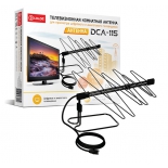 антенна телевизионная D-Color DCA-115, черная
