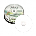 Оптический диск Mirex DVD+R 4.7 Gb, UL130029A1M, Cake Box (25 шт)