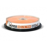 Оптический диск Mirex DVD+R 4.7 Gb, Cake Box (10 шт)