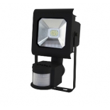прожектор ЭРА LPR-10-6500К-М-SEN SMD Pro, светодиодный, черный